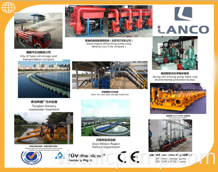 cho trang trại nông nghiệp tưới tiêu tự mồi máy bơm nước ly tâm 4 inch ns 100